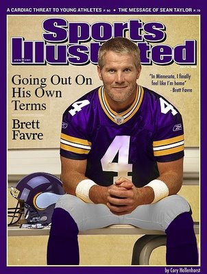 Brett Favre a viking for real