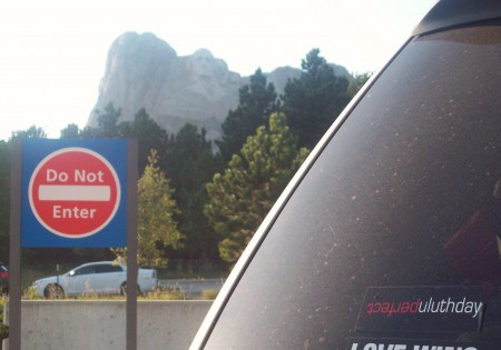 Perfect Duluth Day sighting at Mount Rushmore