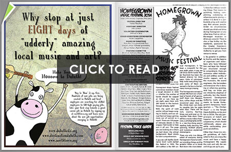 Duluth Homegrown Music Fest Field Guide