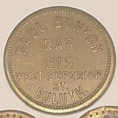 Paul Bunyan Bar Token