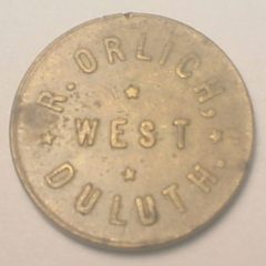 R Orlich West Duluth Token