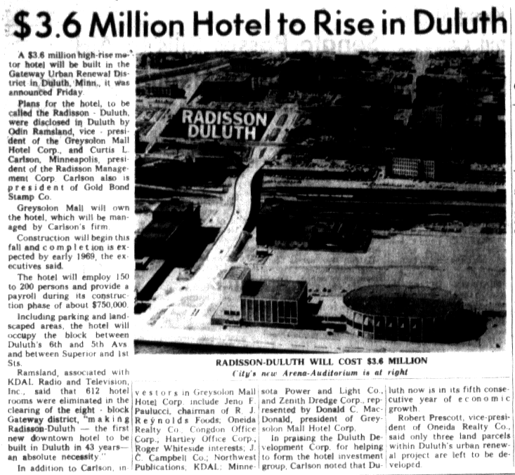 MT 19670422 Radisson Duluth