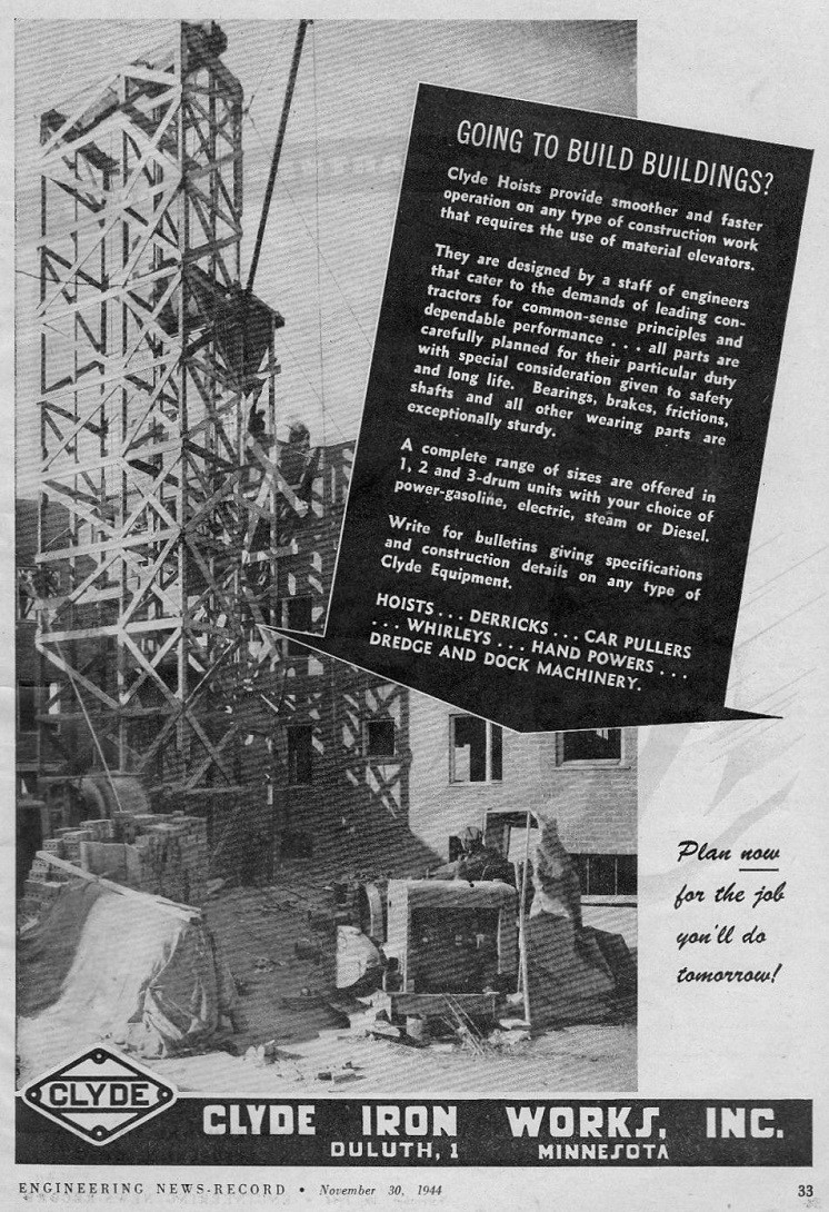 Build Buildings - Clyde Iron Works - Engineering News-Record Magazine