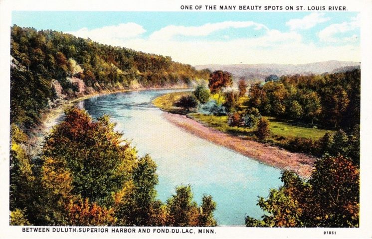 One of the many beauty spots on St. Louis River between Duluth-Superior Harbor and Fond du Lac