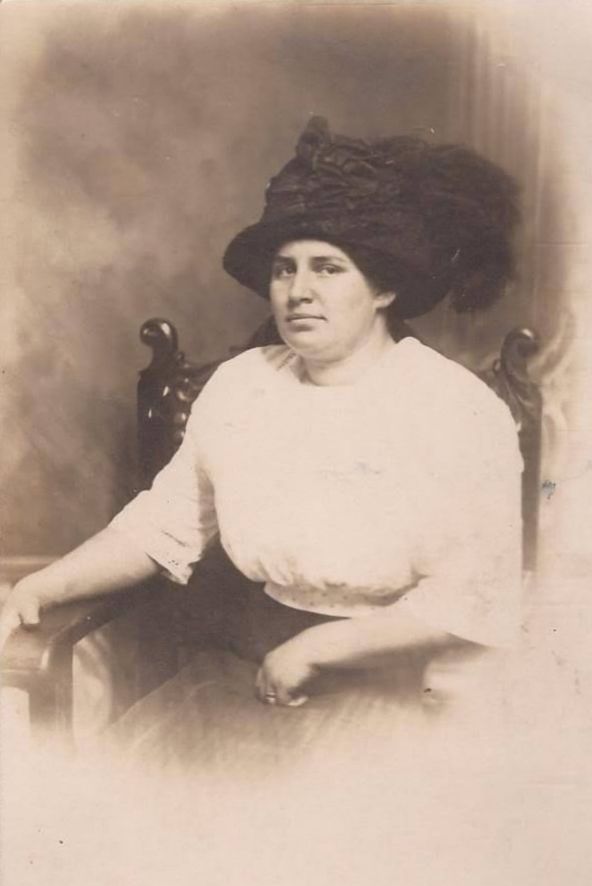 Minnesota Real Photo Postcard Mrs. Mohler Studio Portrait